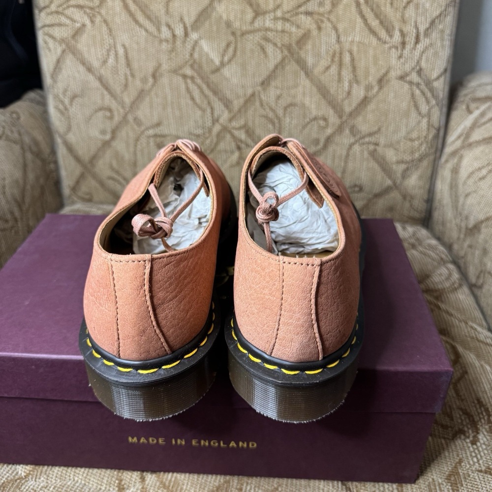 Dr. Martens 1461 C.F. Stead Pink Buck Suede Oxfords Mens US 9 Made in England - Picture 6 of 10